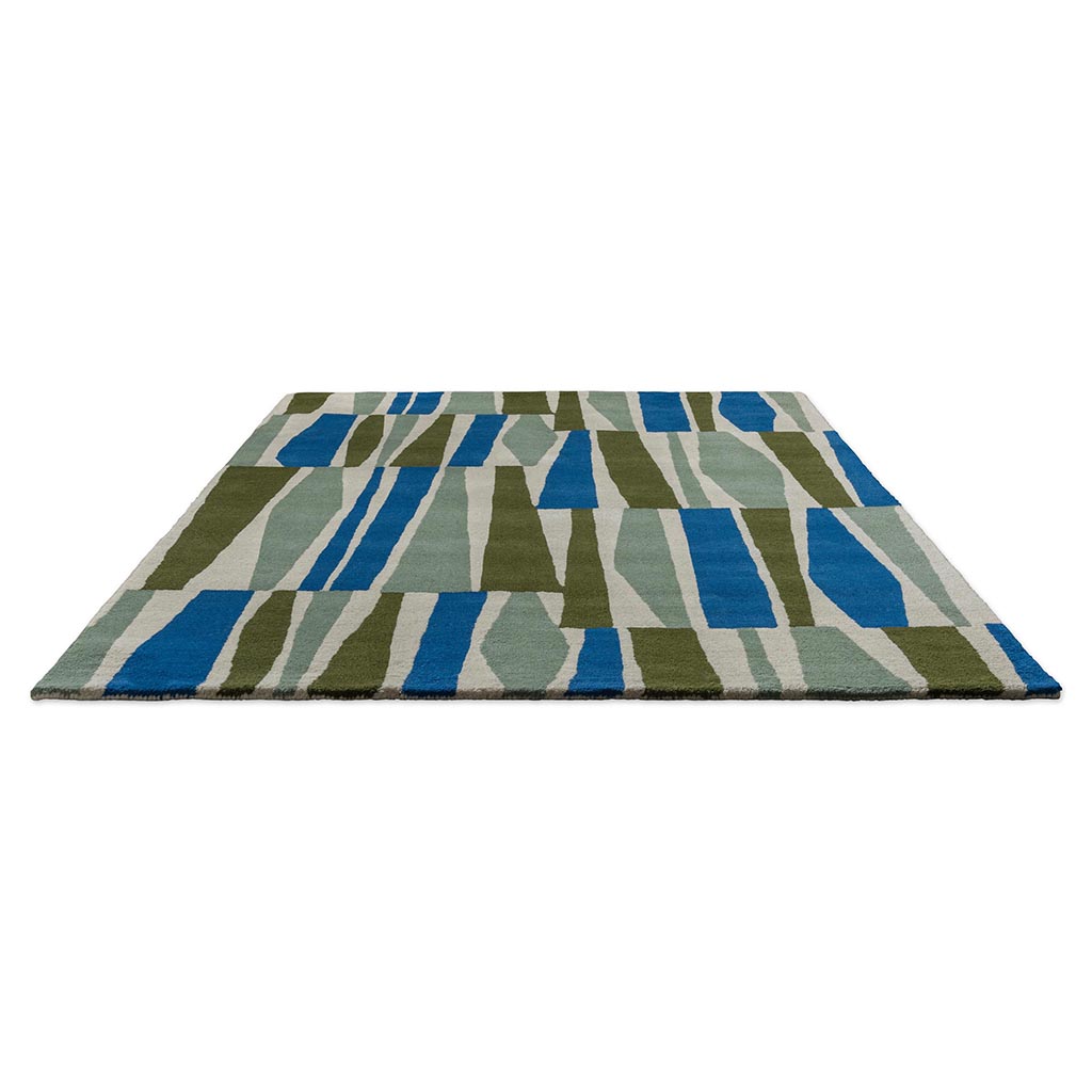 Saku olijf vloerkleed | Maat: 200 × 280 cm