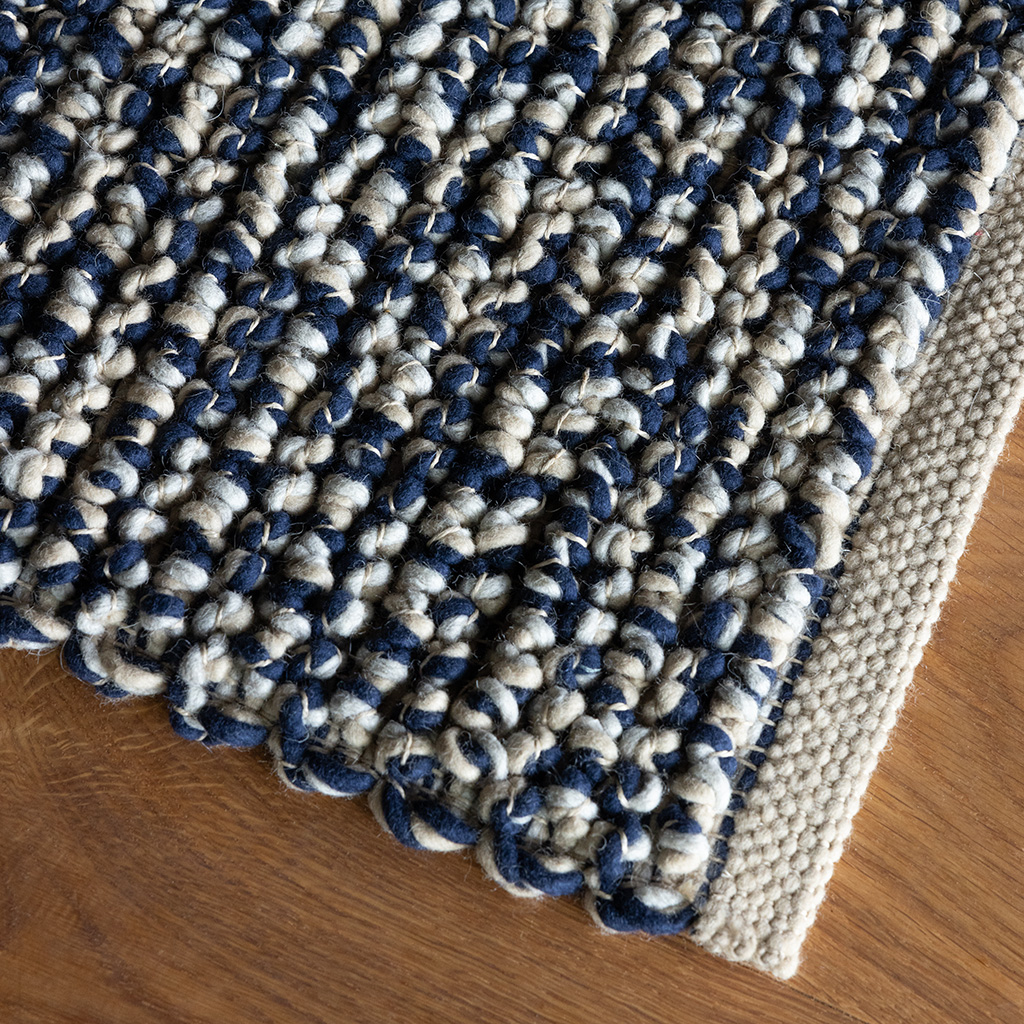 Nest inkt vloerkleed | Maat: 200 × 300 cm