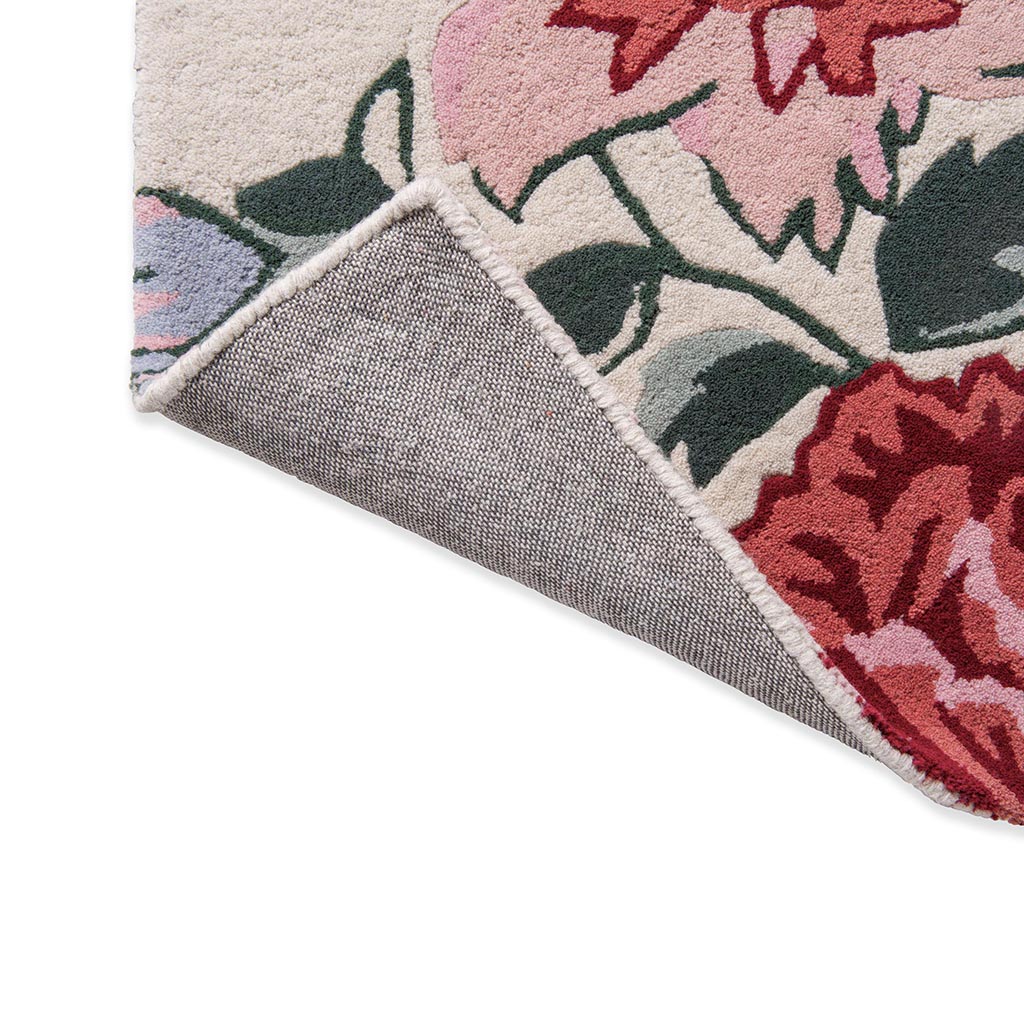 Wendling Floral klaprood vloerkleed