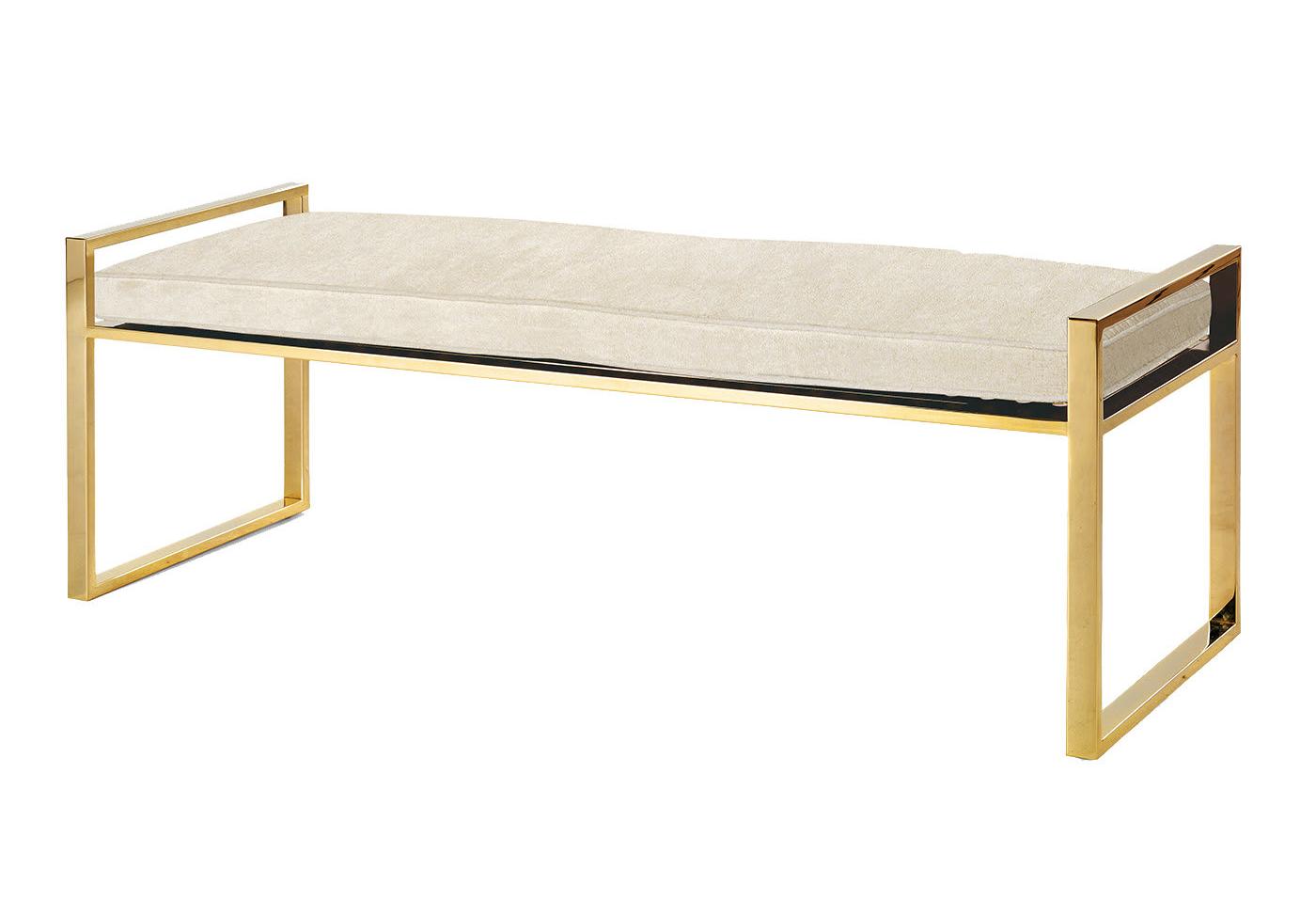 Luxe messing bankje