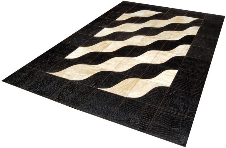 Vissarion koeienhuid tapijt | Maat: 180 × 270 cm