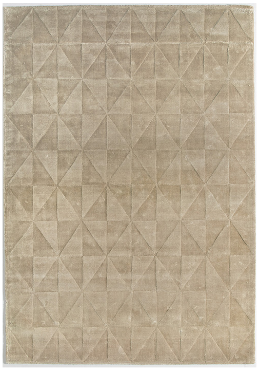 Tapis Triangles beige | Taille: 160 × 230 cm