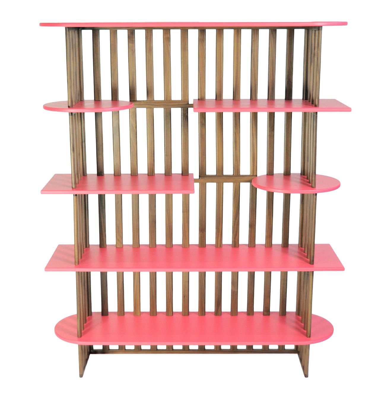 Roze vijflaagsе boekenkast