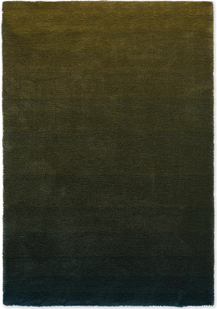 Shade Low messing/indigo tapijt | Maat: 200 × 300 cm
