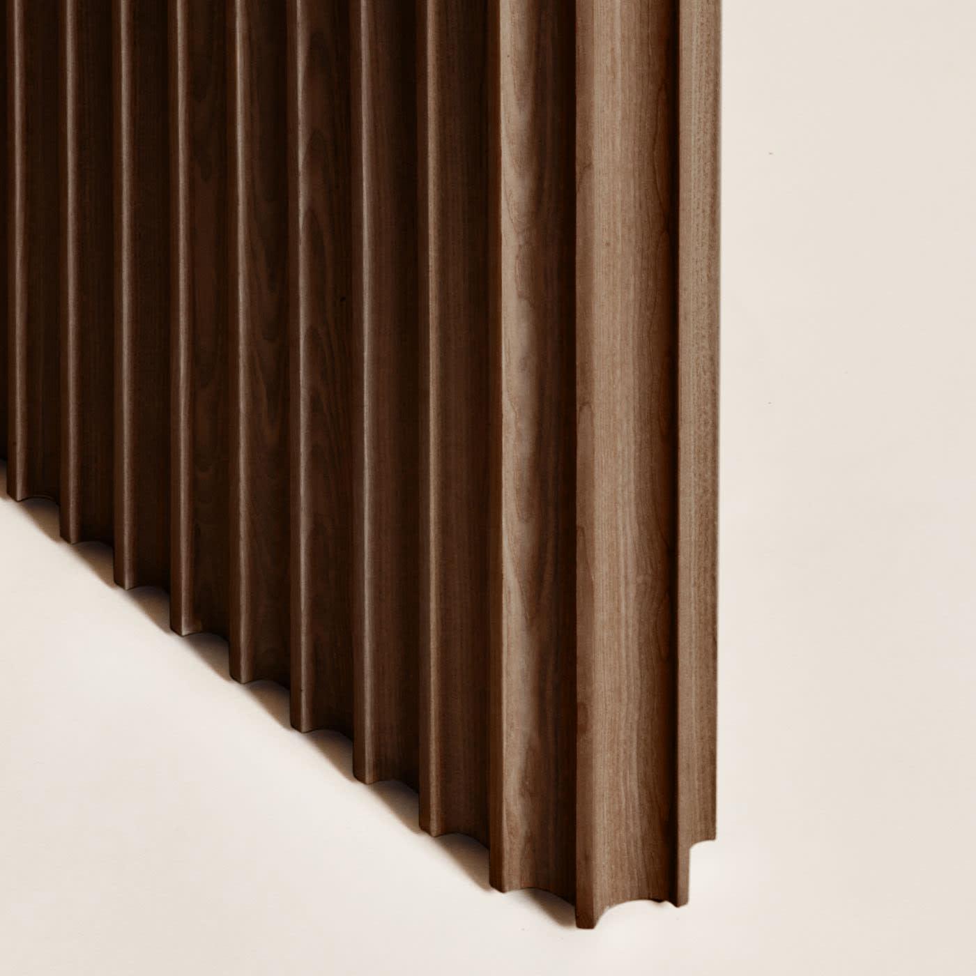 Table en frêne brune Basalto