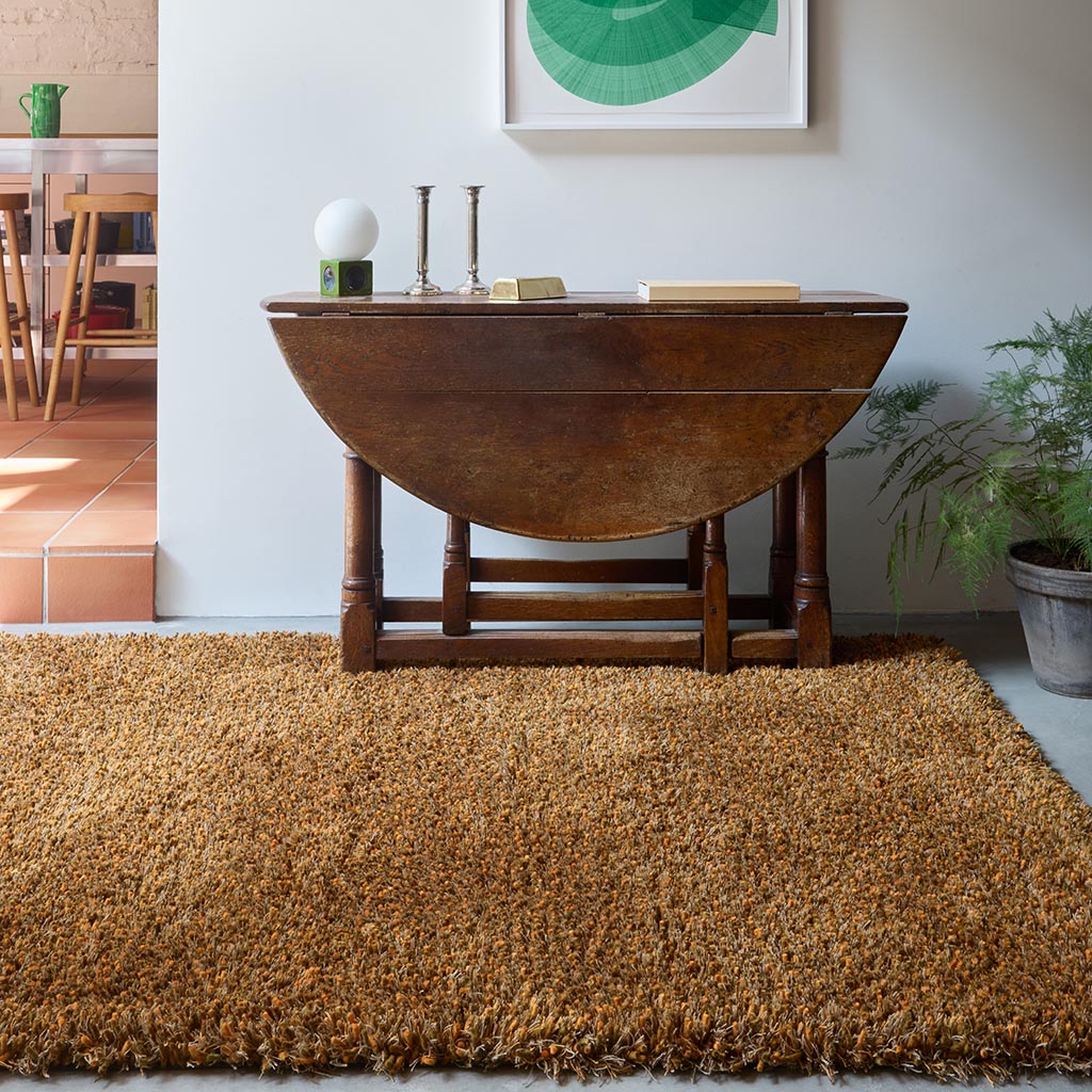 Sprout Burnt Tangerine luxe vloerkleed | Maat: 170 × 240 cm