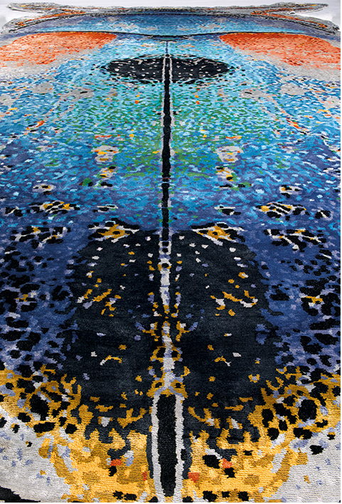 Tapis Scarab noué à la main