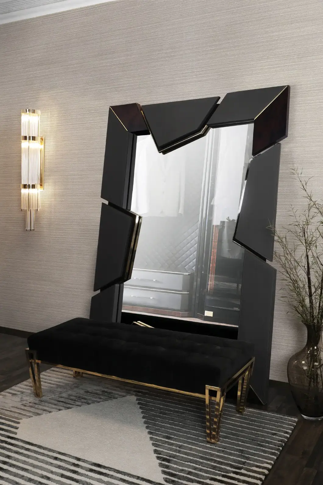 Obsidian ottoman - 5