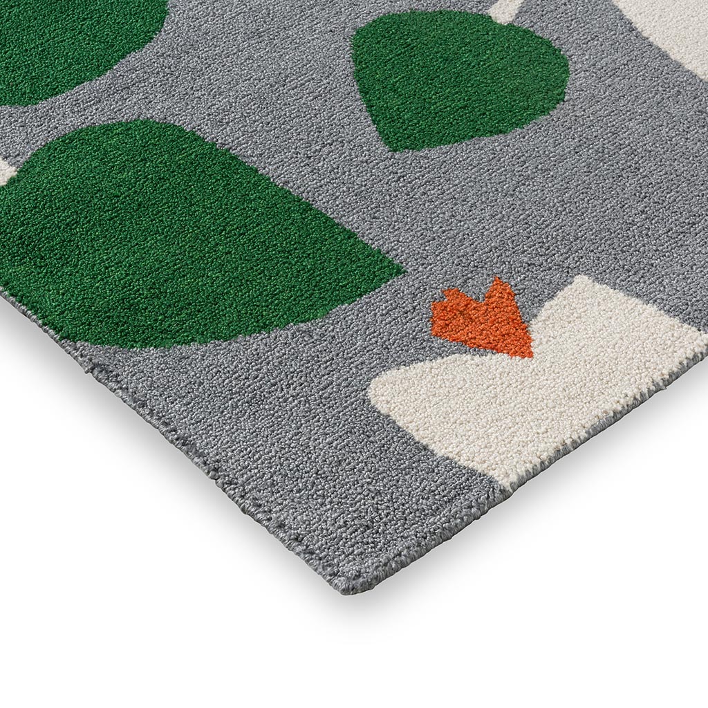 Rosehip blauw outdoor vloerkleed | Maat: 140 × 200 cm