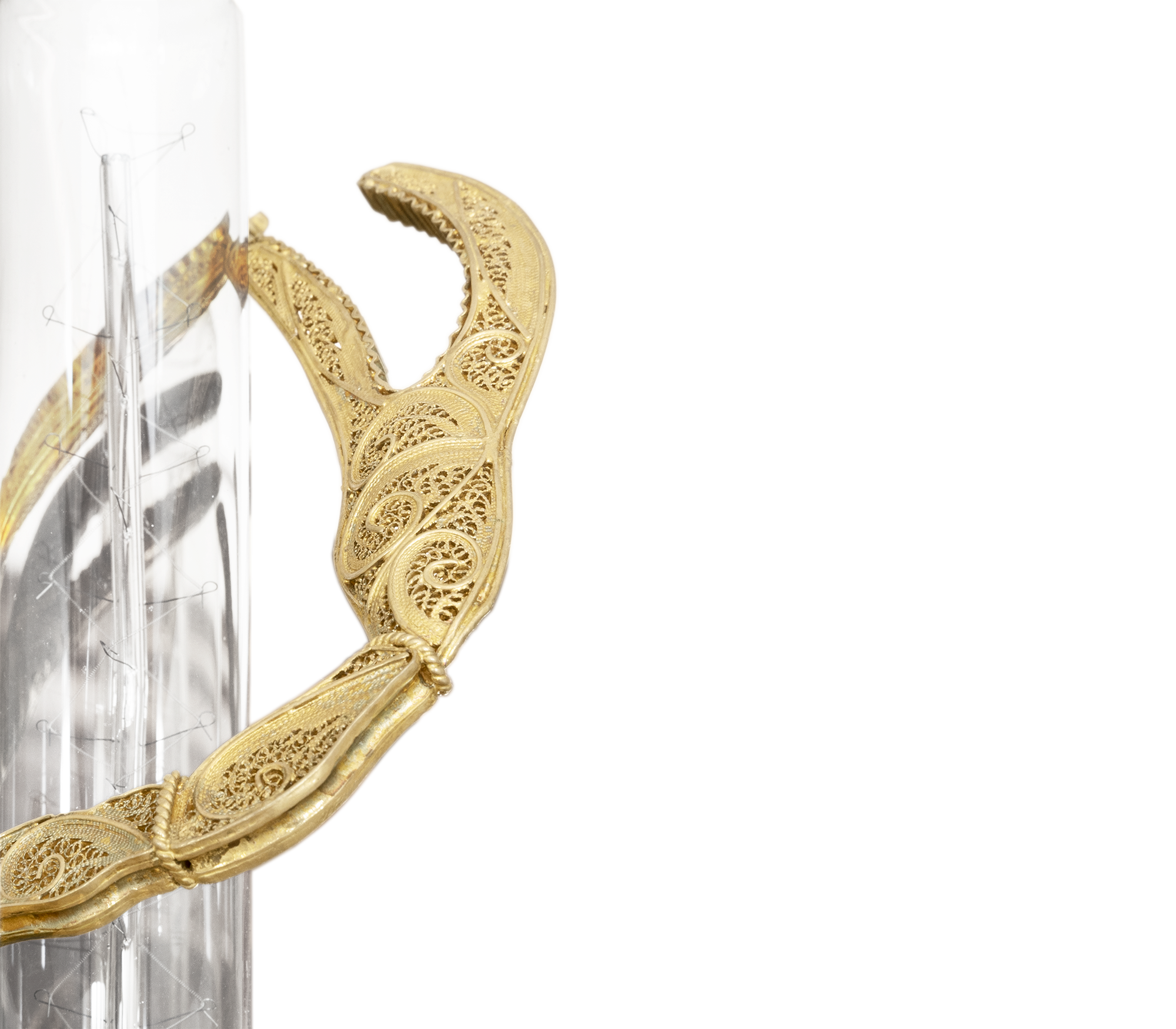 Petite applique murale Geode Filigree scorpion