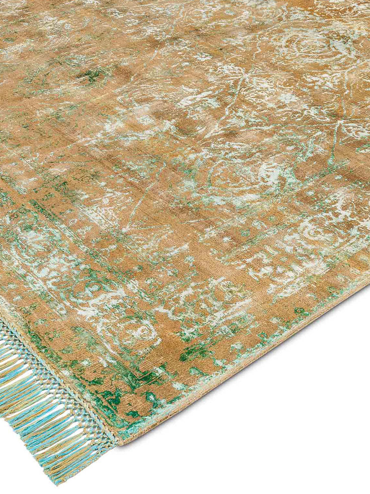 Tapis de luxe fait main Rajasthan Zero Pile | Taille: 183 × 274 cm