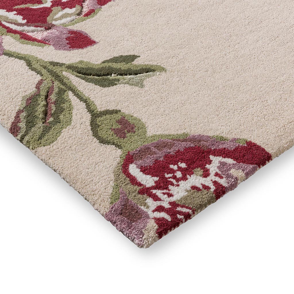 Summer Palace cranberry/druif vloerkleed | Maat: 140 × 200 cm