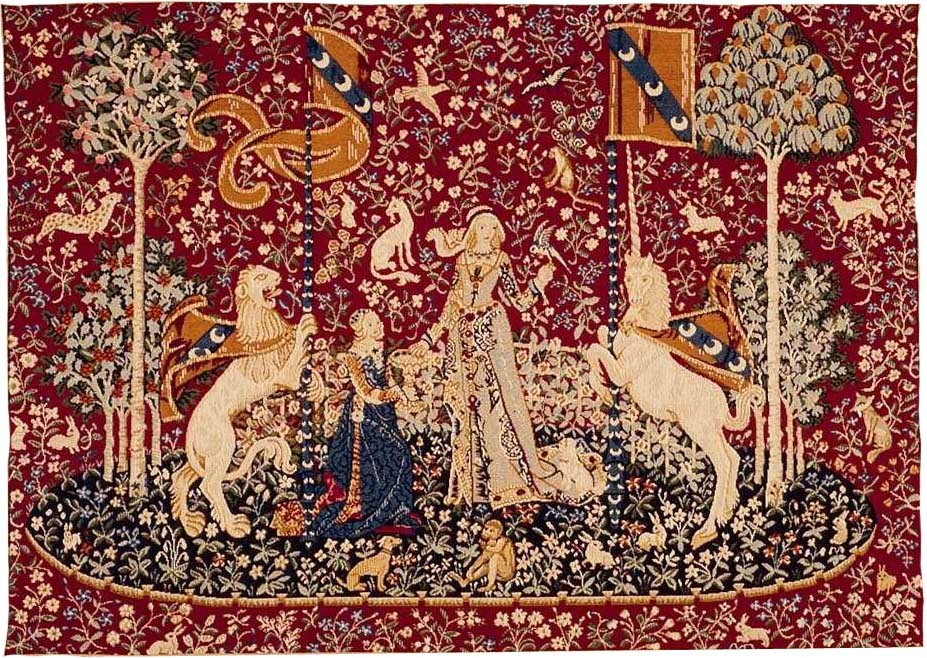 De smaak zonder rand wandtapijt | Maat: 50 × 67 cm