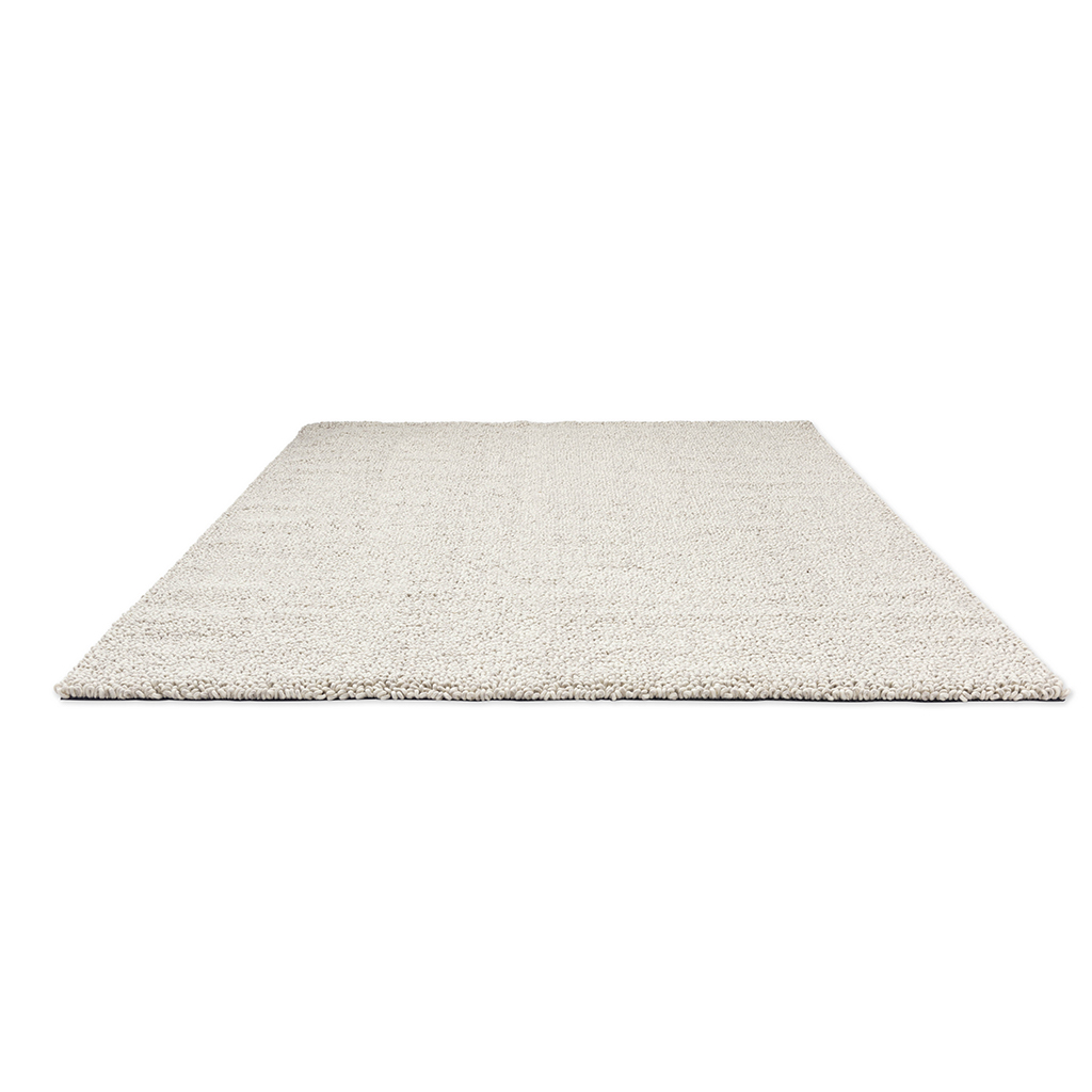 Tapis Origin Loop gris bruyère en feutre bouclé | Taille: 250 × 350 cm