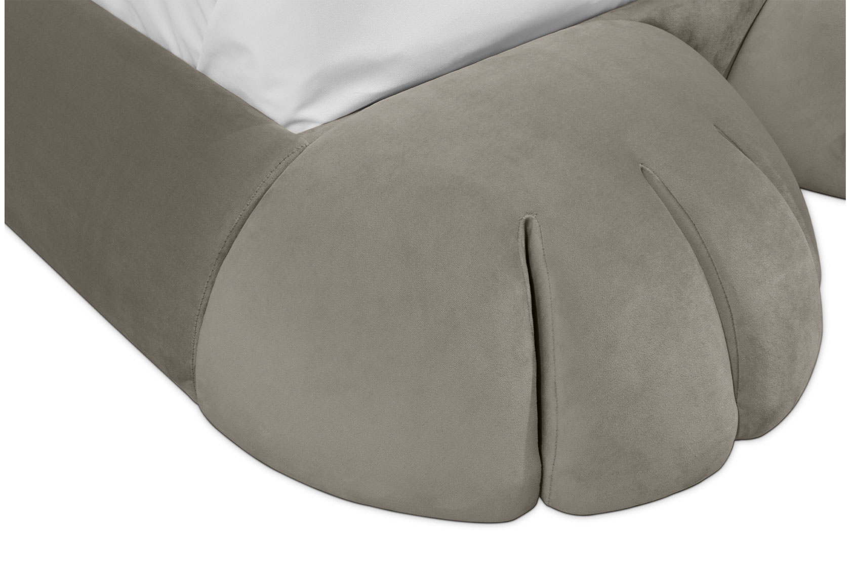 Knuffelig konijn hol bed