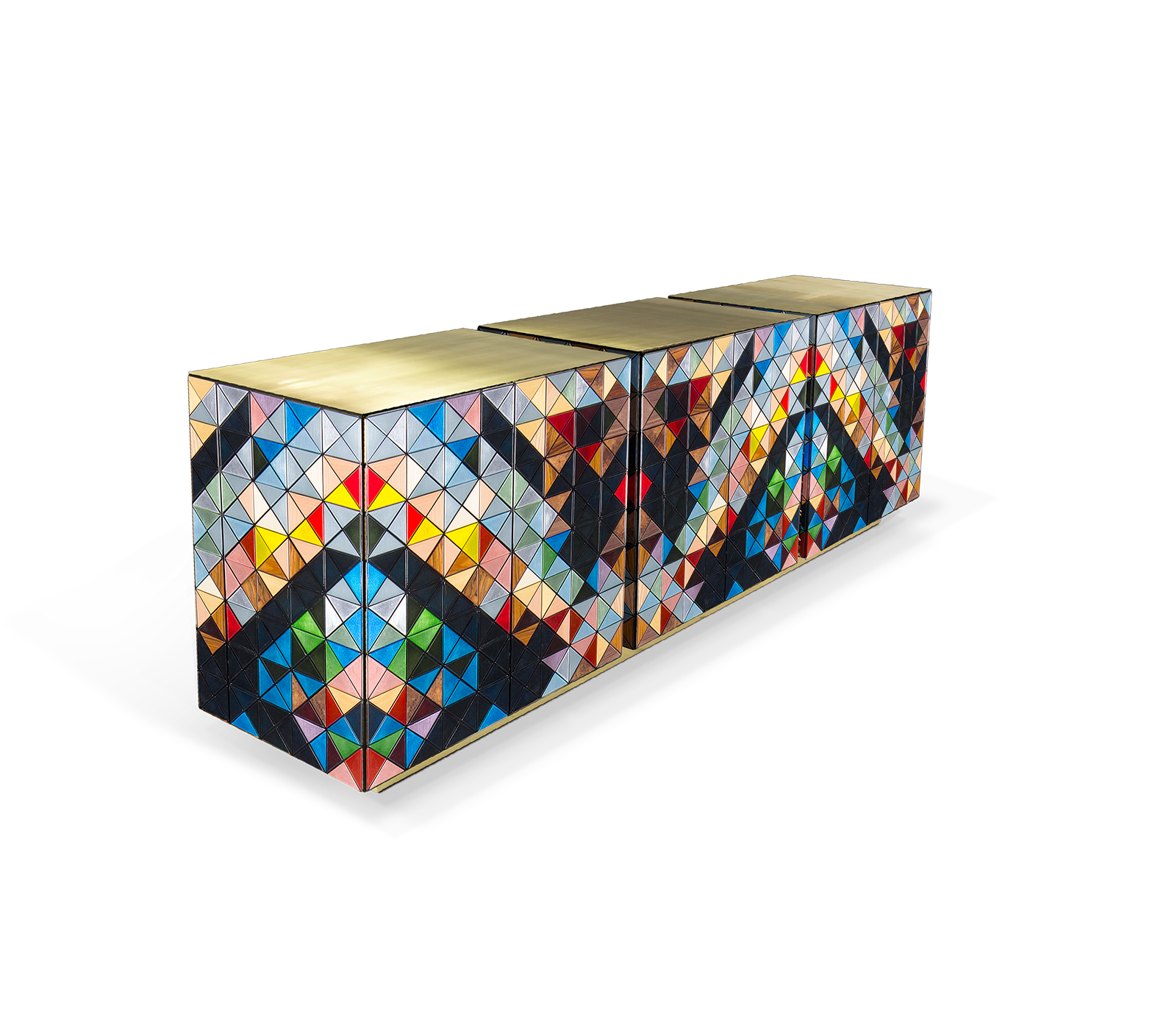Mosaic meerkleuren luxe dressoir