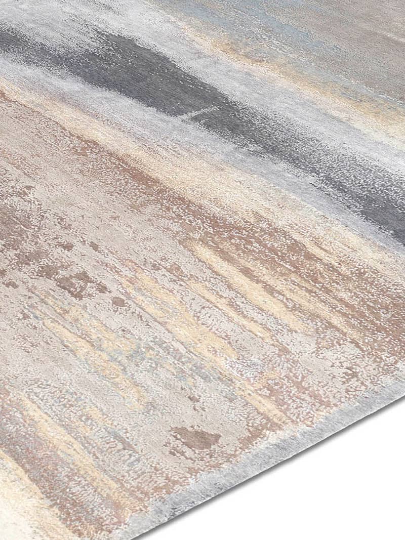 Tapis de luxe fait main Beige Mix