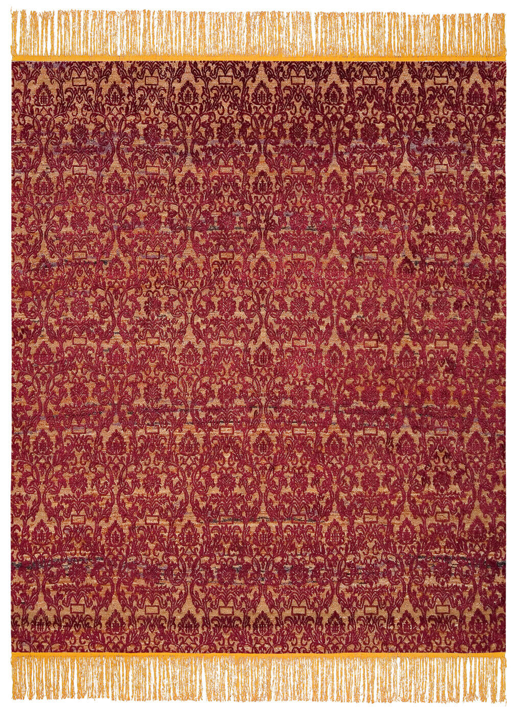 Tapis Roma Radi orange rouge | Taille: 250 × 300 cm