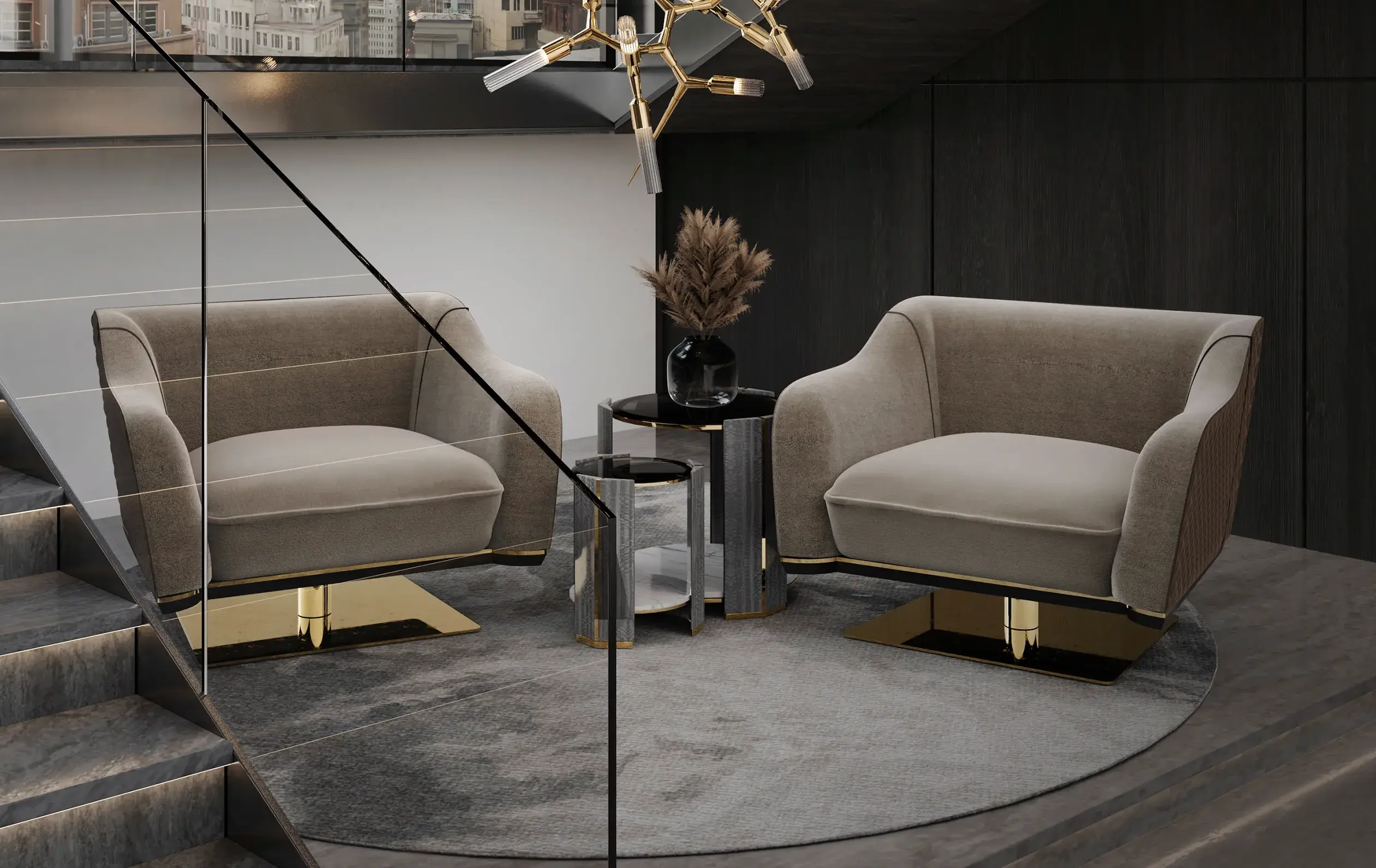 Fauteuil pivotant Rogue - 1