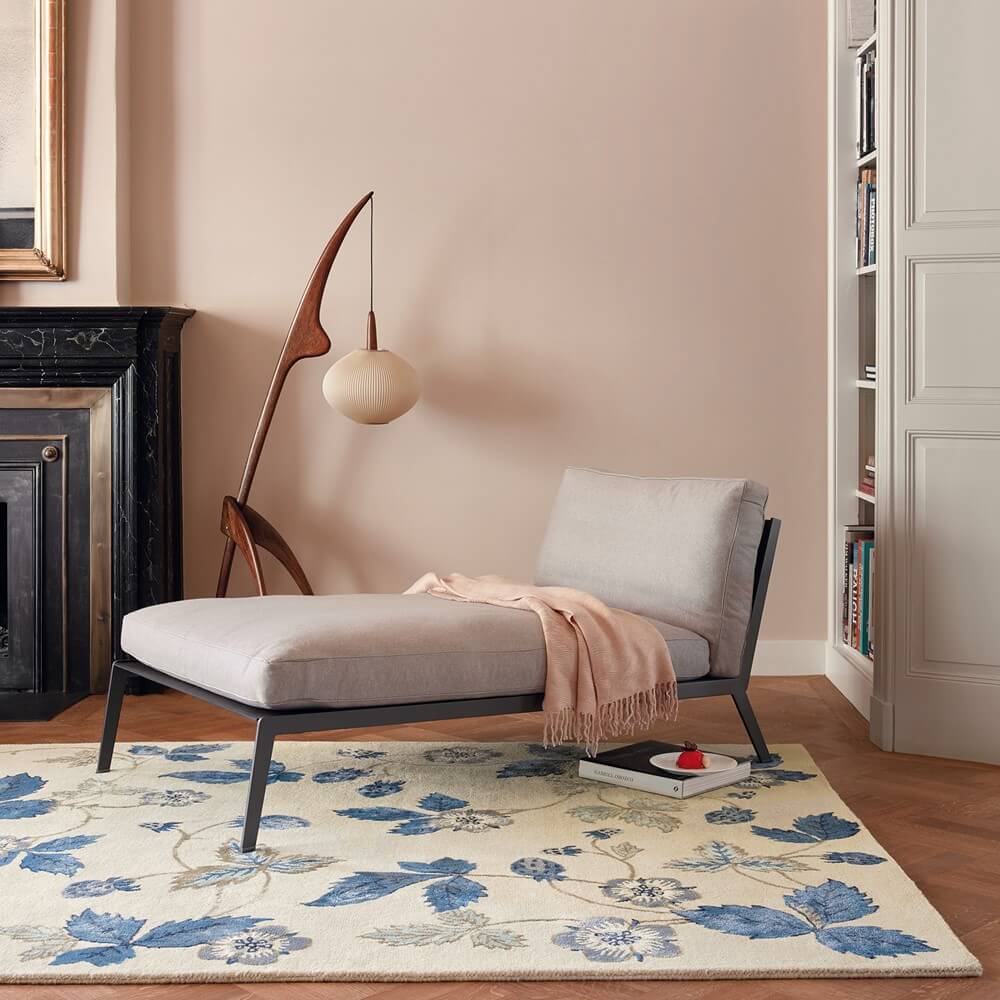 Wild Strawberry crème vloerkleed | Maat: 200 × 280 cm