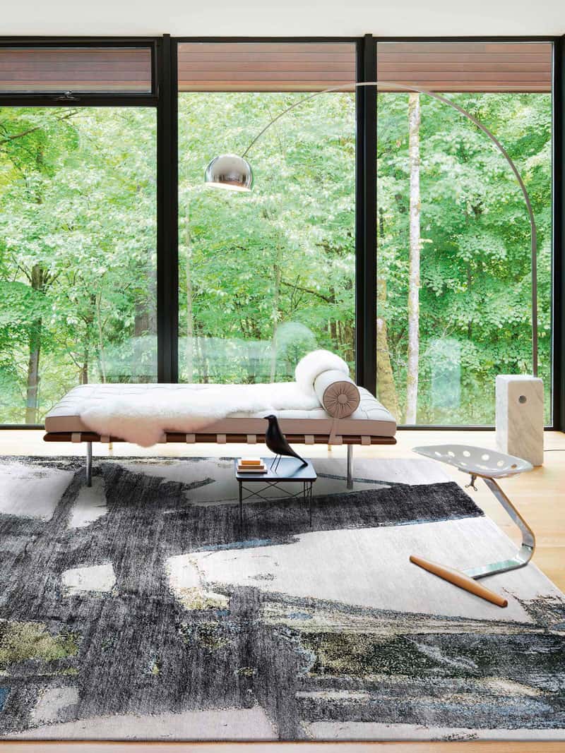 Green Rust handgeweven vloerkleed | Maat: 274 × 365 cm