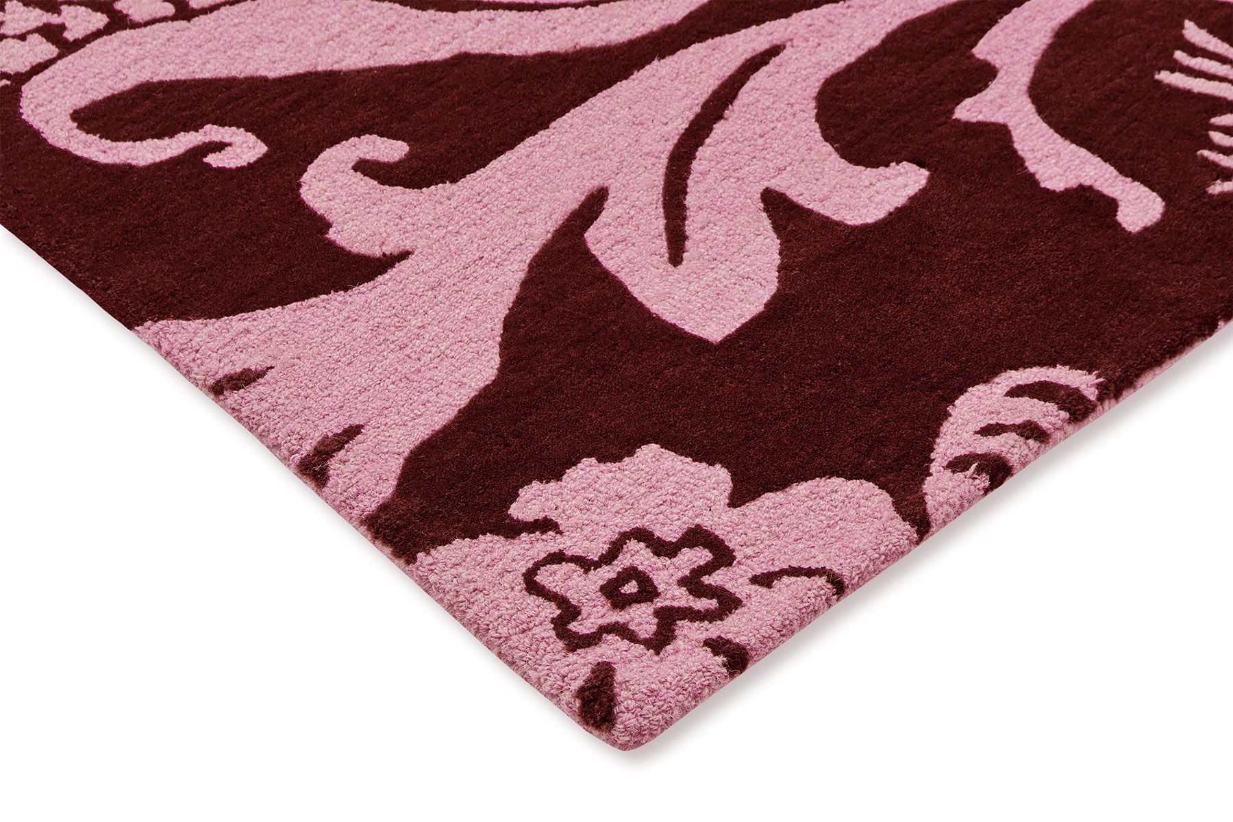 Tapis Baroque rose