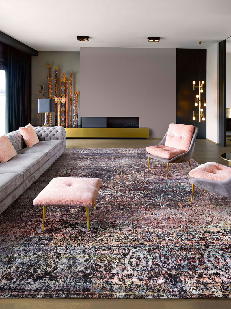 Hundred Million handgemaakt luxe vloerkleed | Maat: 183 × 274 cm