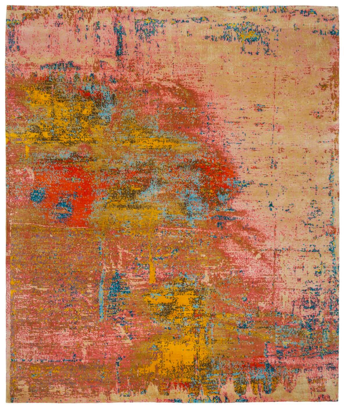 Tapis Artwork 22 multicolore rose | Taille: 250 × 300 cm