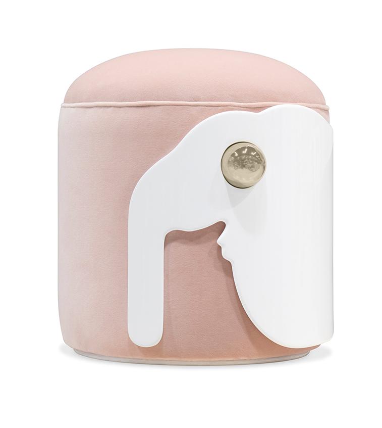 Tabouret Éléphant doux