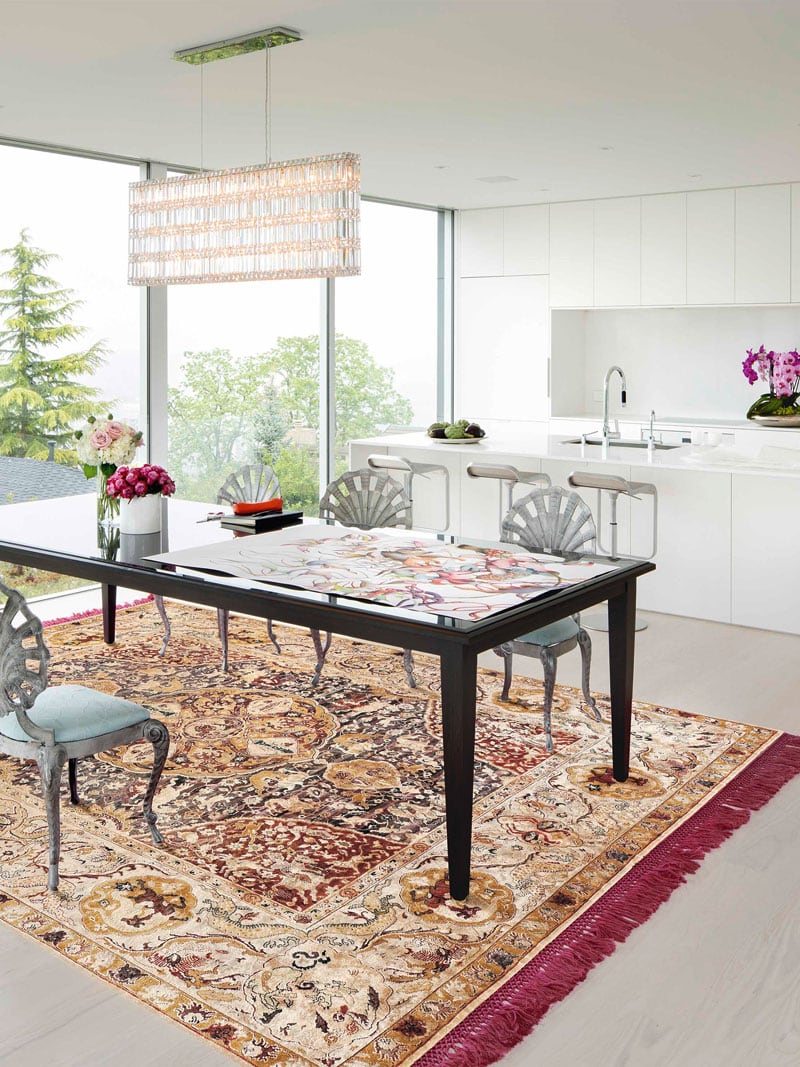 Tapis de luxe noué à la main Gold