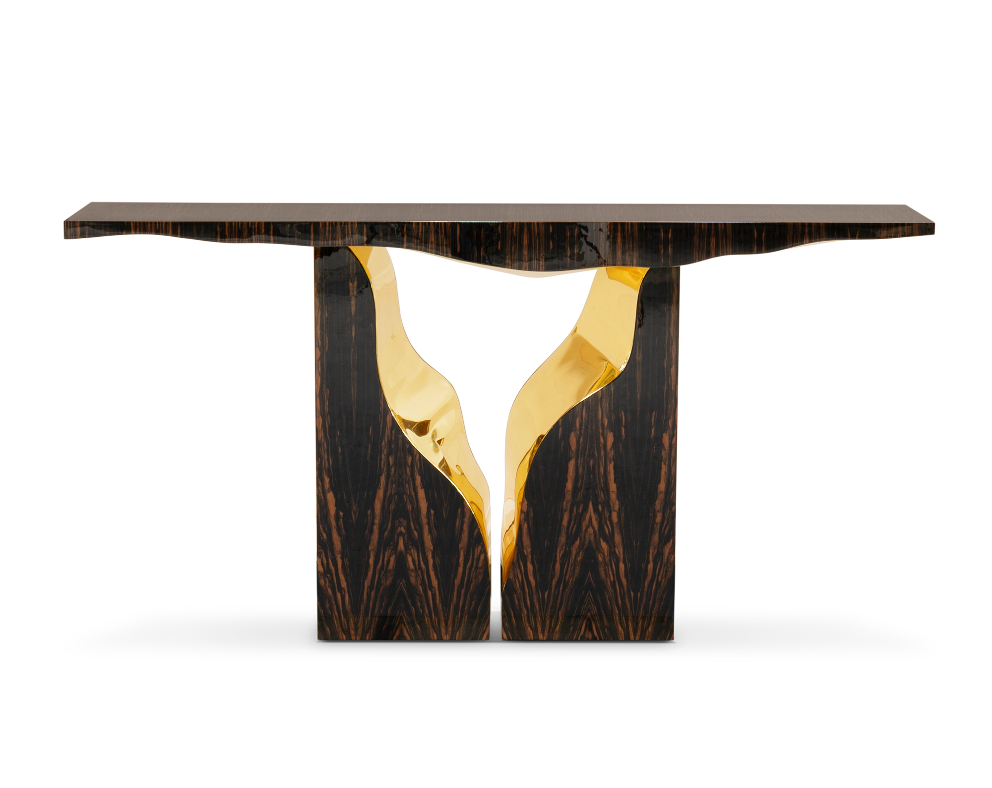 Fissure ebbenhout console