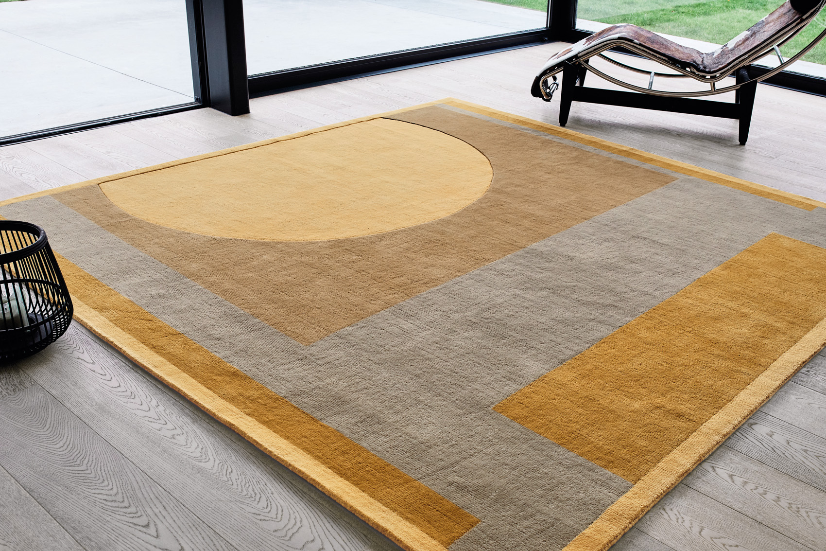 Gong vloerkleed | Maat: 250 × 250 cm