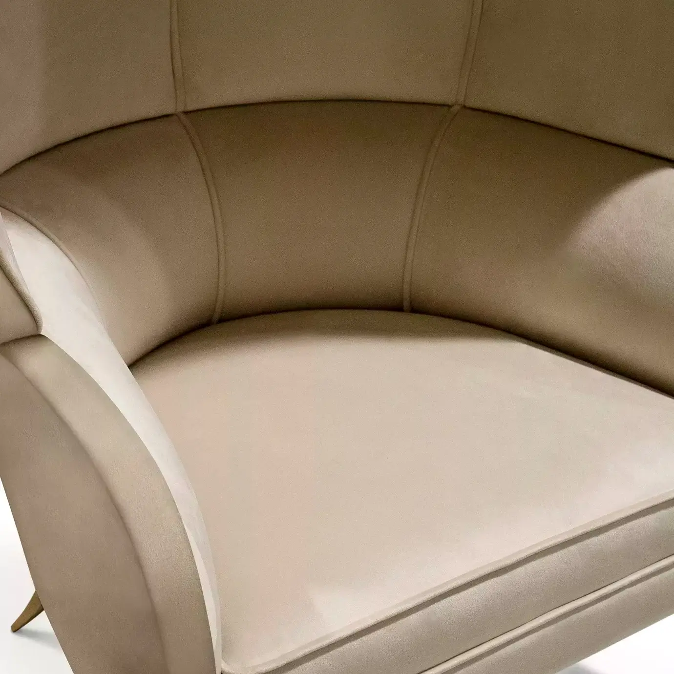 Draperie fauteuil avec dossier en tissu