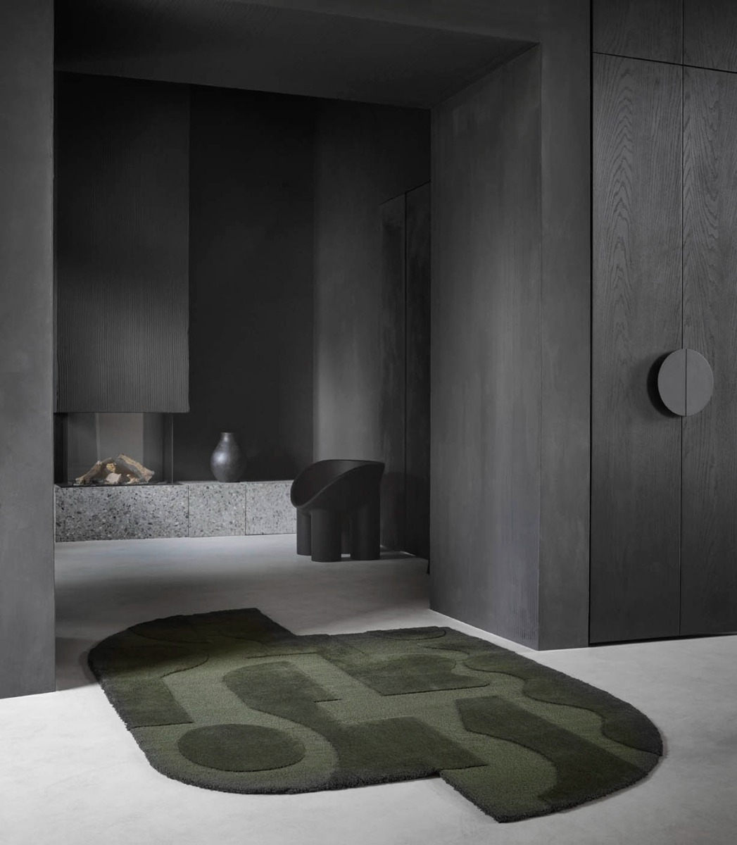 Tapis Mural Form forêt | Taille: 200 × 350 cm
