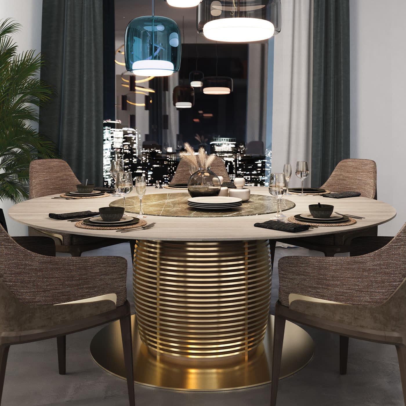 Aragorn handgemaakte tafel | Afmetingen: Ø 130 cm Aragorn handgemaakte tafel | Afmetingen: Ø 130 cm