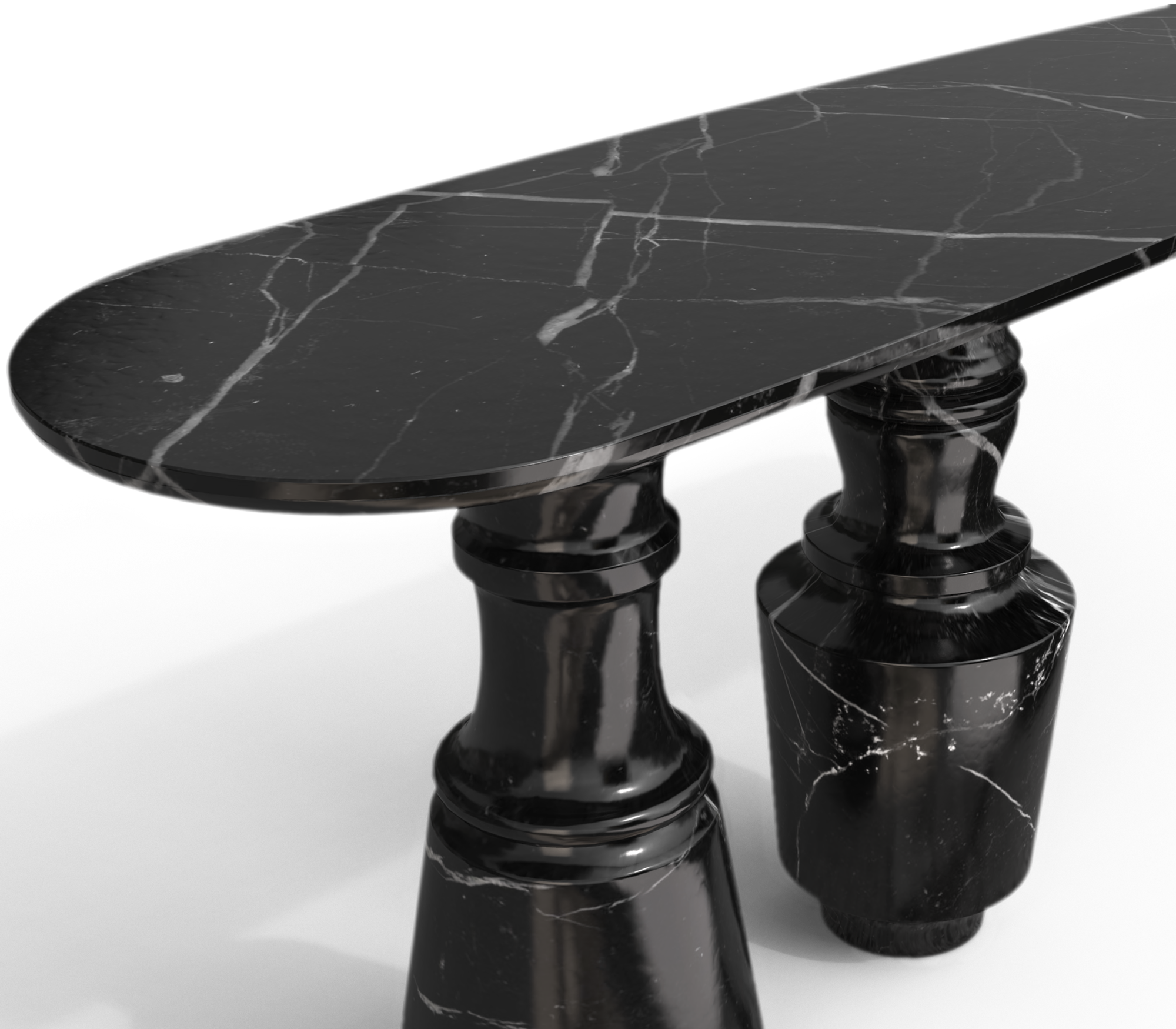 Console Obsidian Nero Marquina