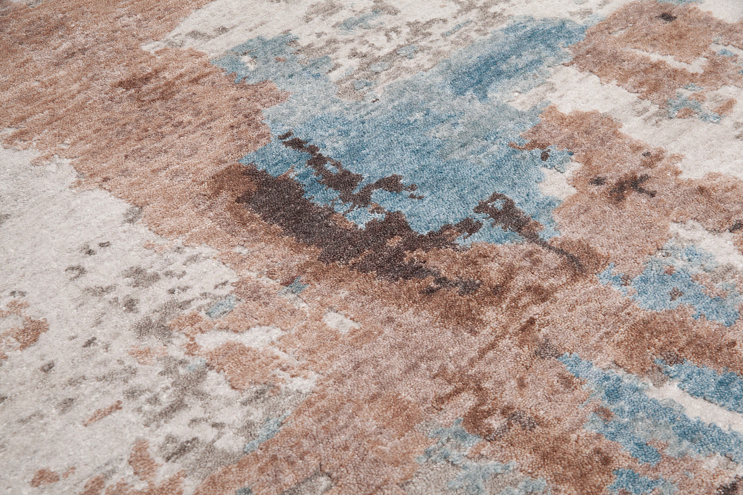 Tapis tibétain noué à la main