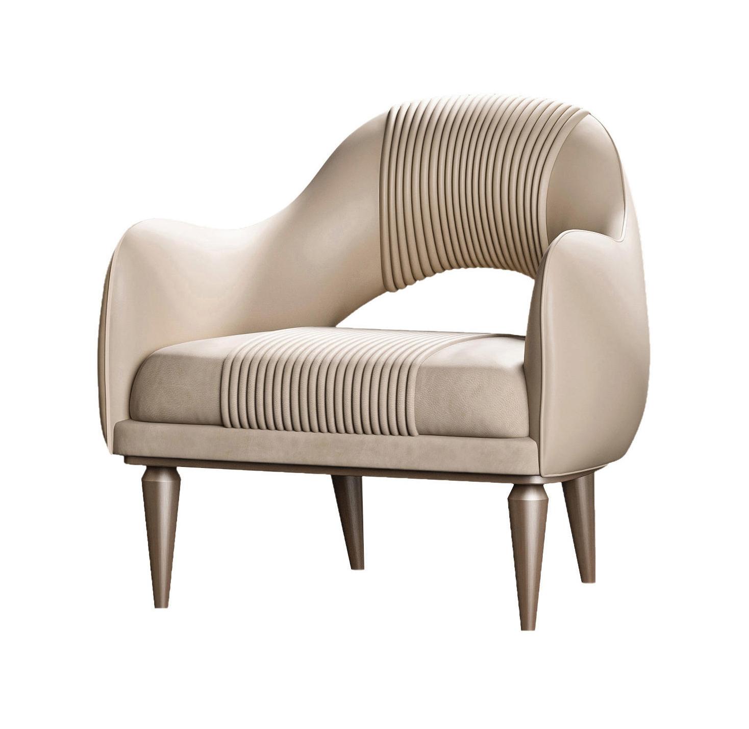 Prachtige crème fauteuil