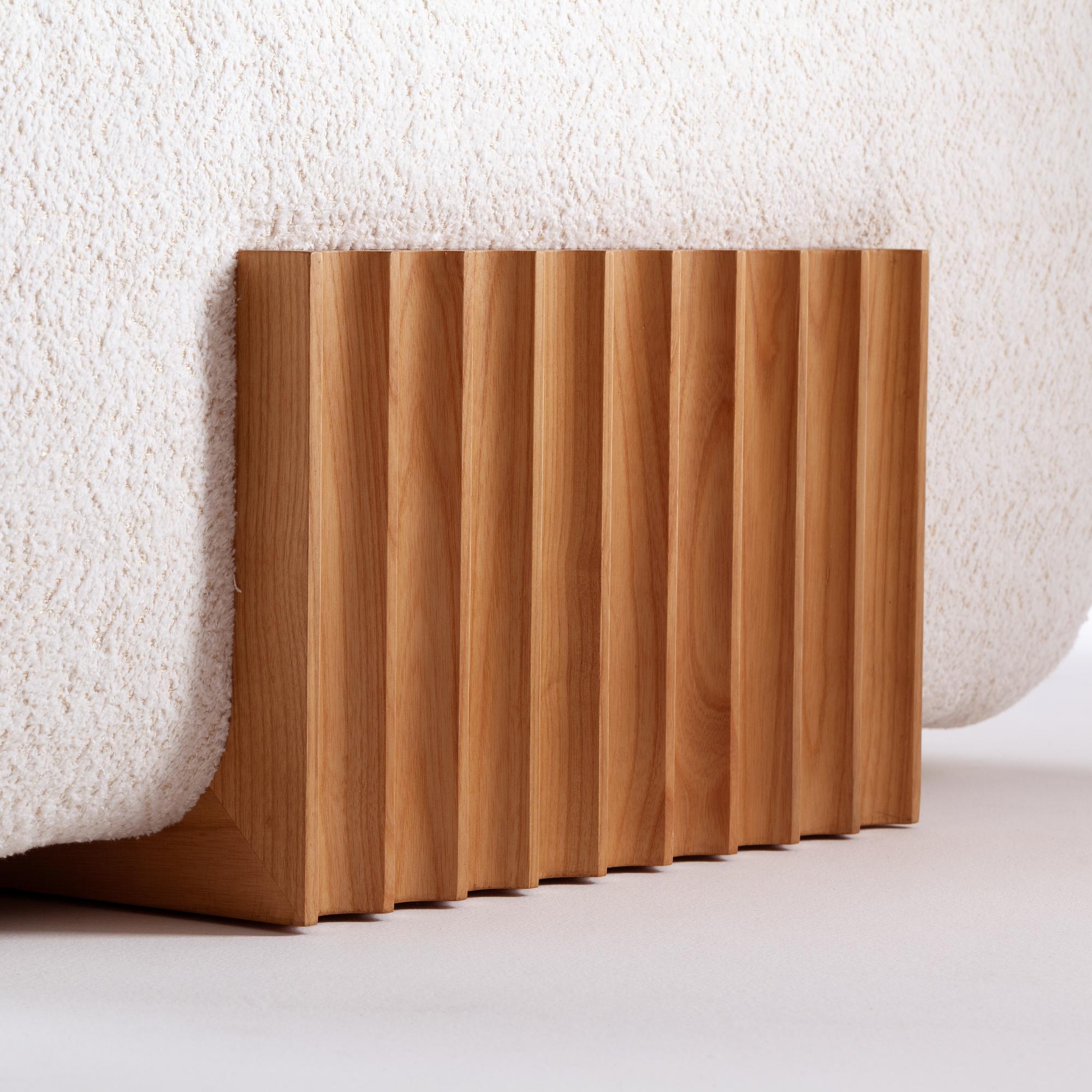 Canapé modulable en bois Carmel