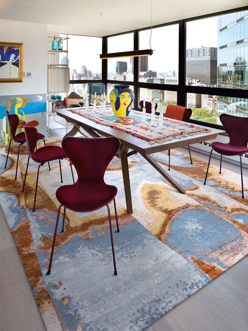 Galileo handgemaakt luxe vloerkleed