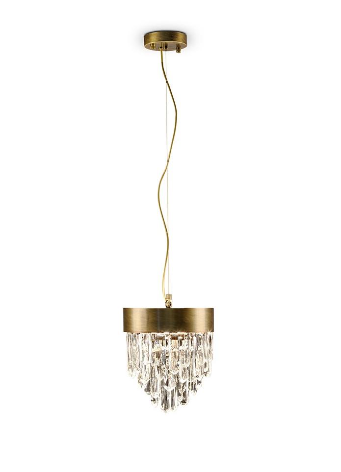 Suspension goutte en laiton
