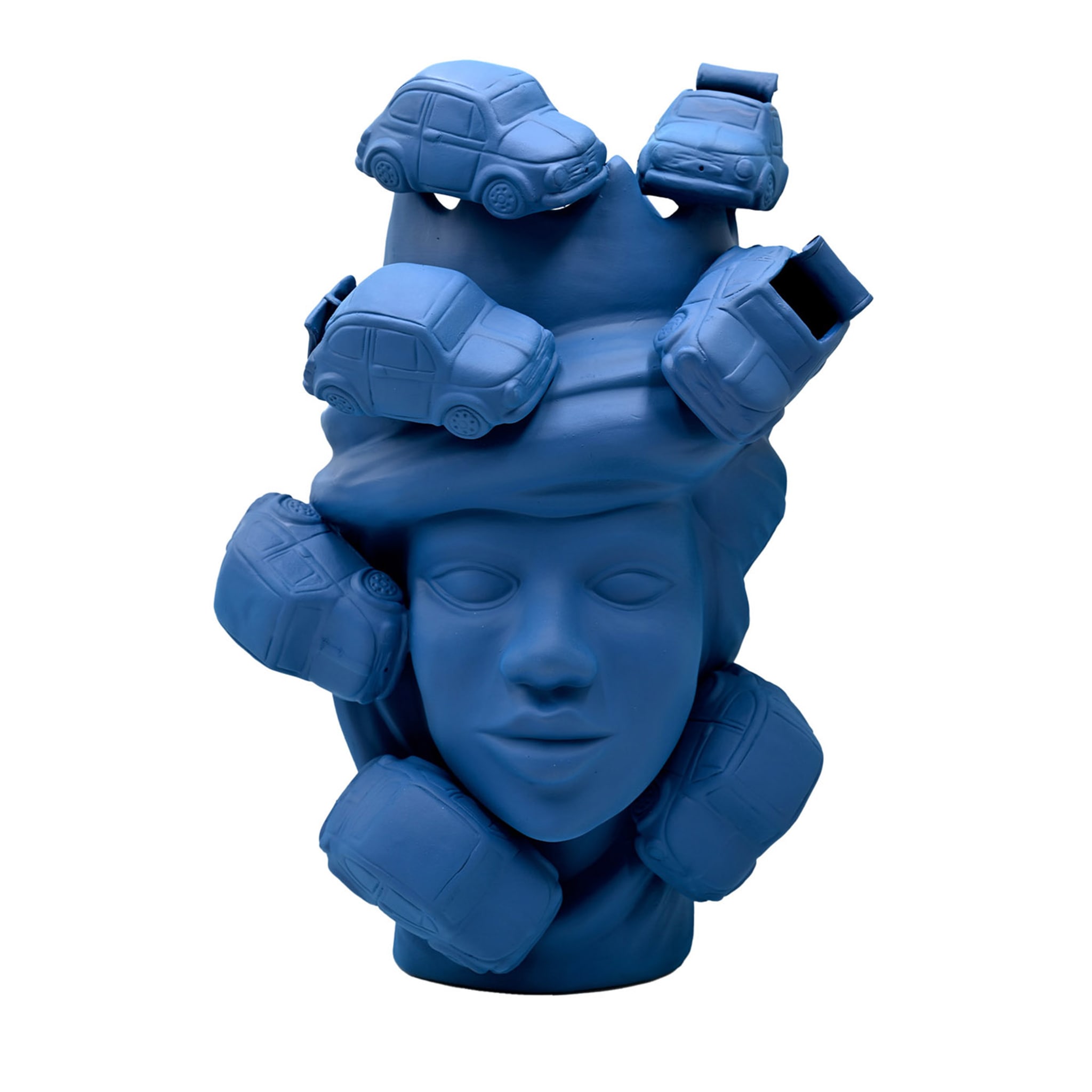 Sculpture mate bleue Moorkop