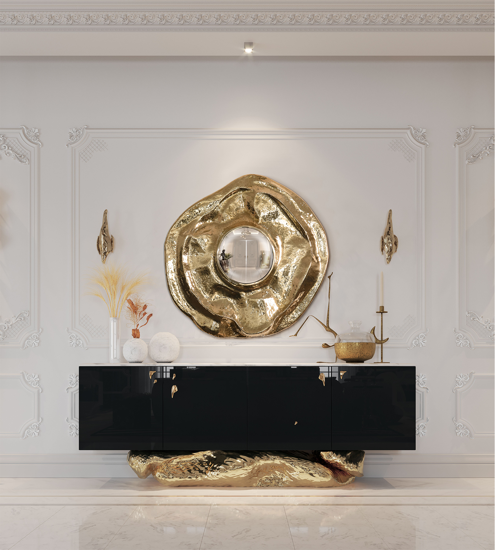 Miroir mural signature Angra