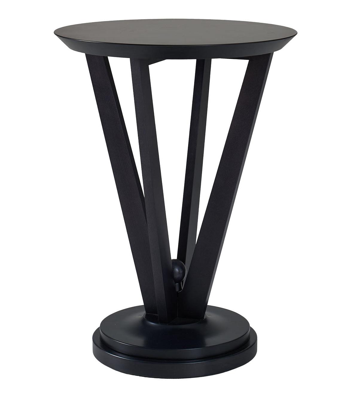 Zwarte bijzettafel A