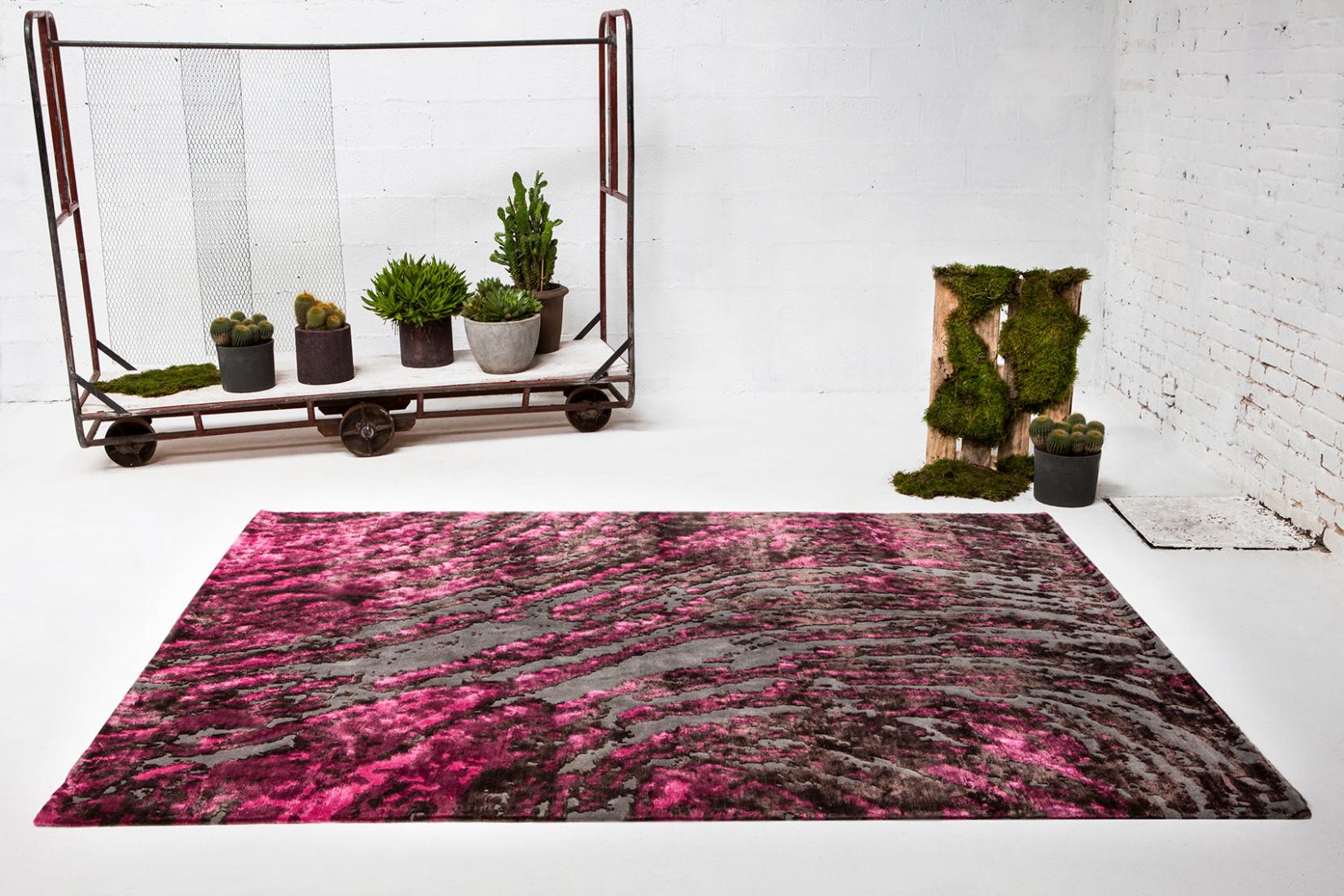 Tapis Grass rose fuchsia | Taille: 200 × 300 cm
