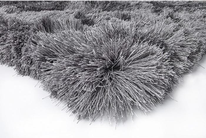 Aster shaggy grijs tapijt | Maat: 160 × 240 cm