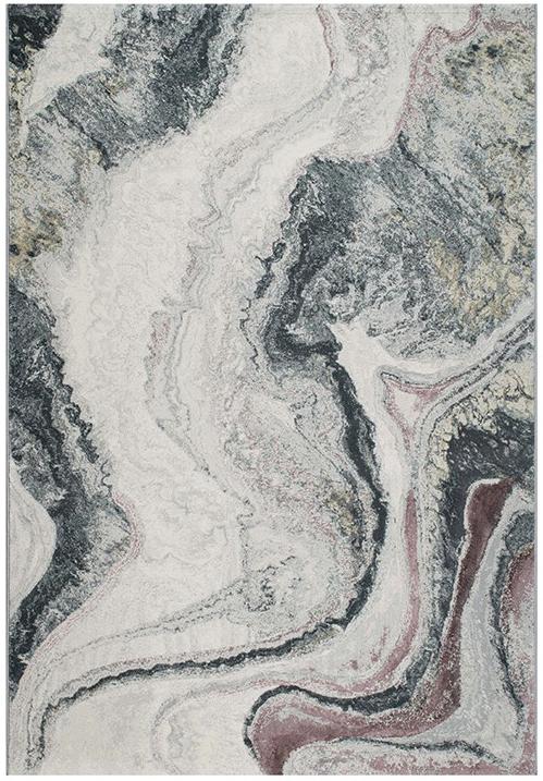 Abstract machinaal geweven tapijt | Maat: 240 × 330 cm