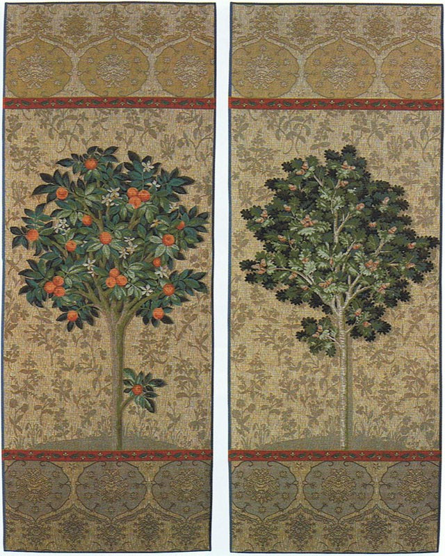 Tapisserie murale Set de 2 tapisseries : arbre