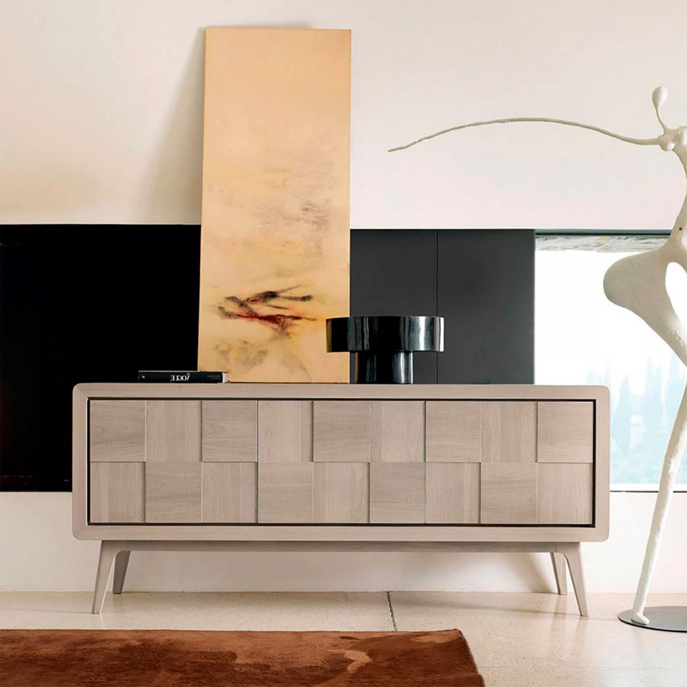 Buffet Artes à motifs beige