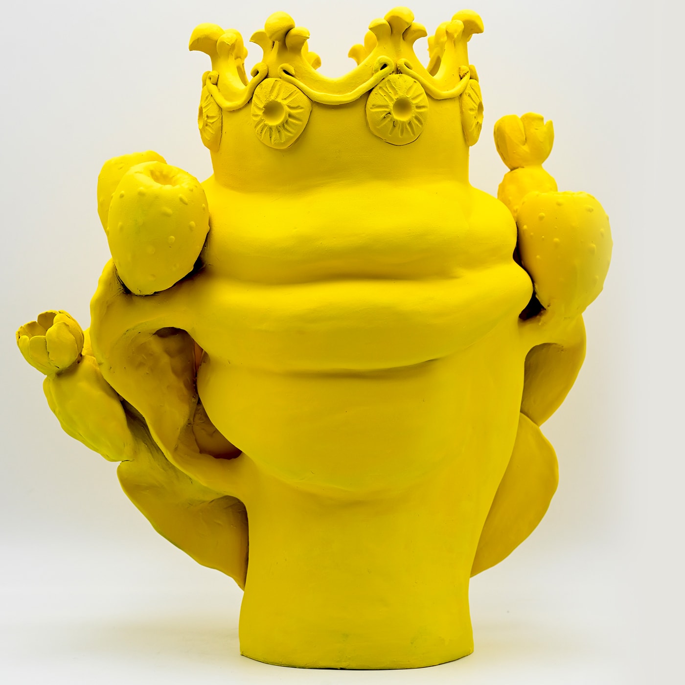 Sculpture jaune mate Moorkop